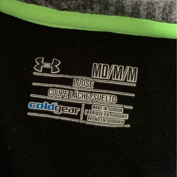 Under Armour Loose Fit ColdGear Pullover Fleece Lined Sz M - Picture 3 of 6